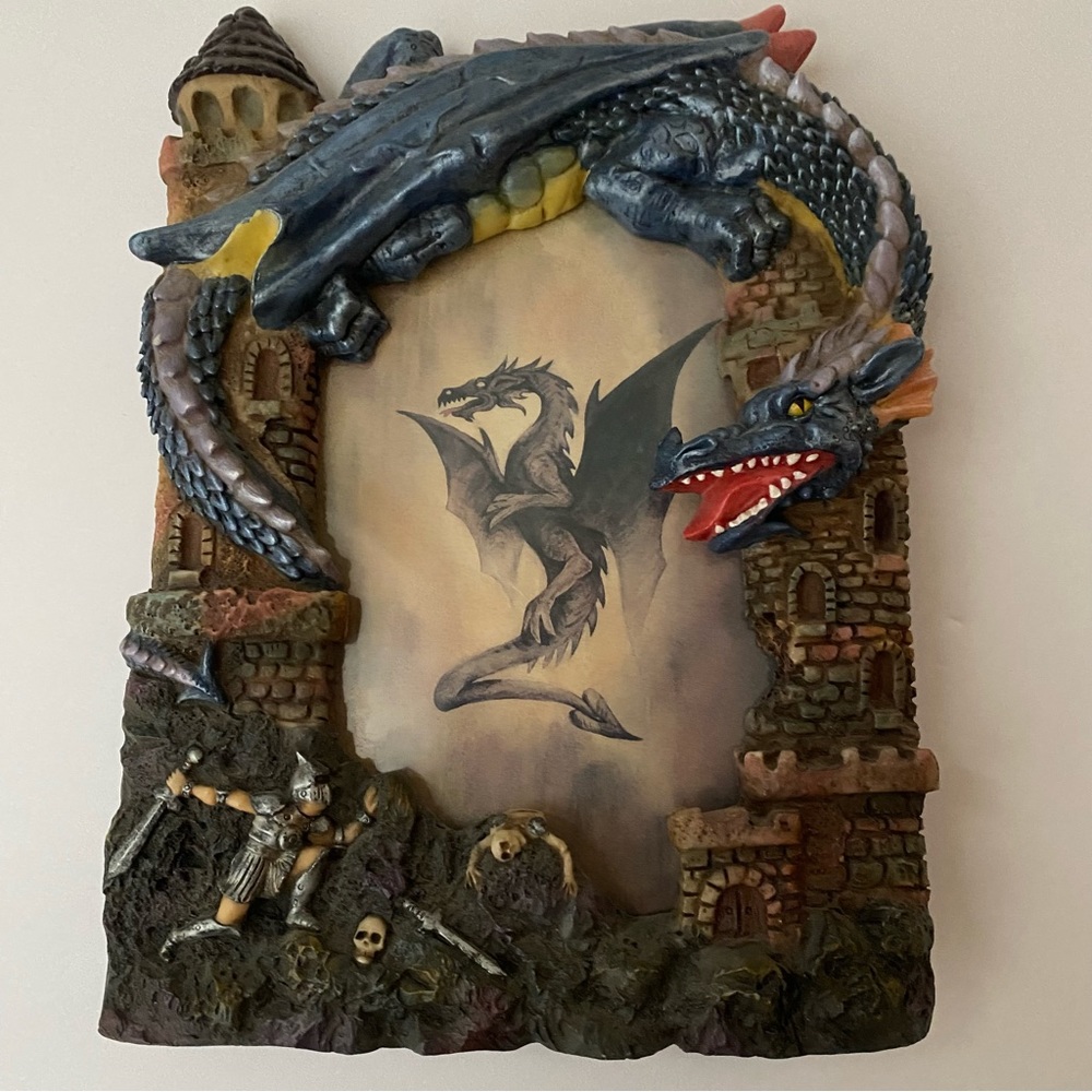 Knights and Dragon Picture Frame